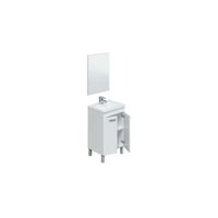 mueble lavabo ceramico con espejo konce funcional y moderno