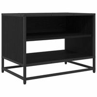 unidades de tv 61 x 40 x 46 cm roble negro madera de ingenieria vidaxl