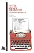 Antes de los dieciocho. Antología de cuentos