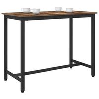 mesa roble ahumado 100 x 50 x 765 cm