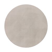 alfombra suave solina beige 80 cm redondo