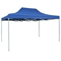 carpa pleglable pop-up 3x45 m azul