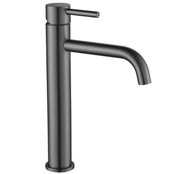 Grifo De Lavabo Rea Lungo Titanium High