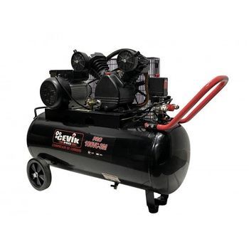 Compresor De Correas 100 L - 3 Hp Y 336 L/min Con Cabezal En V - Unidad