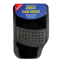 black rubber mat set - black carpet centre