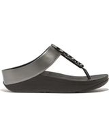 de fitflop sandalia hj1-323 w halo bead circle pewter black