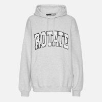 rotate sunday heavy cotton-jersey hoodie - l