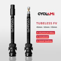 valvulas sin camara cyclami de 45 65 y 85 mm valvulas presta de aleacion de aluminio para bicicletas con nucleo extraible valvula de aire para bicicletas de carretera mtb y de montana