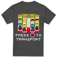 star trek camiseta press a to transport para mujer