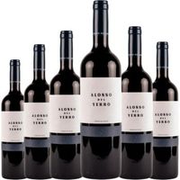 alonso del yerro vino tinto espana pack 6 botellas 75 cl 14 vol