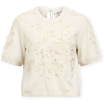 Object Jersey Niko Knit - Birch para mujer