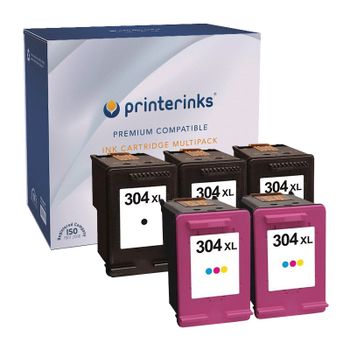 Compatible Multipack HP DeskJet 3720 Printer Ink Cartridges (5 Pack) -N9K08AE