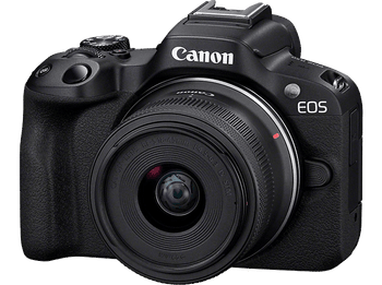 Cámara EVIL - Canon EOS R50 BK+RFS18-45/NO FF, 24.2 mp, 4K UHD, 7.5 cm, Wi-Fi, Negro