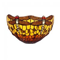 aplique de pared tiffany belle amber ii