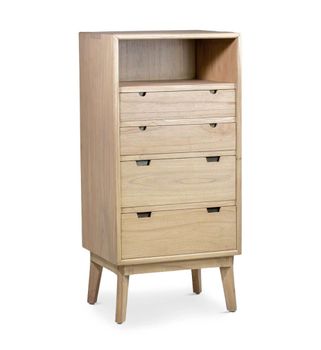 Cómoda de madera beige alt. 125 cm