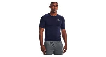 Camiseta de compresion de manga corta under armour heatgear azul