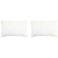 almohada 2 uds 70 x 90 cm fibra de bambu blanco vidaxl