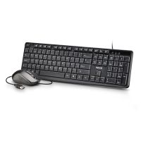teclado ngs cocoa kit v2 de membrana con 12 accesos multimedia y raton optico usb