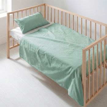 Basic Juego de sábanas cuna 2 piezas Menta