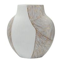jarron de resina blanca 35x135x375 cm
