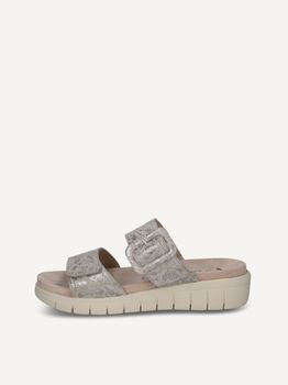 CAPRICE Mule, white, made of Leather without heel, Size 42