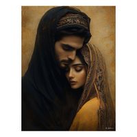 cuadro pareja oriental alu dibond 30x40