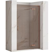 puerta de la duchapuerta de ducha rea hugo brush copper 90