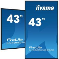 monitor de senalizacion iiyama lh4360uhs-b2ag 425 4k uhd wifi android 11