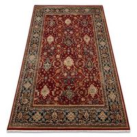 alfombra de lana keshan franjas oriental clasico 752253588 beige   300x380 cm