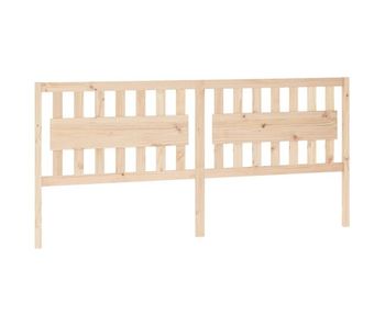 Vidaxl cabecero de cama madera maciza de pino 205,5x4x100 cm