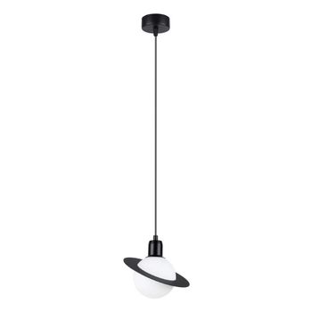 Lámpara colgante rena negro, 1 luz