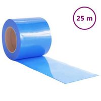 tira de cortina para puertas pvc azul 200x16 mm 25 m vidaxl