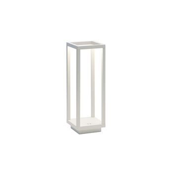 Farol De Mesa Para Hogar Led Blanco 2,2w A Pilas Ip54 Azafrán 3000k 12h Potencia Máxima En Aluminio