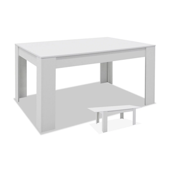 Mesa Comedor Bass Extensible Diseño Práctico Y Funcional