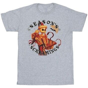Disney Camiseta The Nightmare Before Christmas Seasons Screamings para hombre