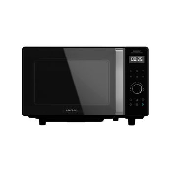 Cecotec Microondas sin Plato Digital GrandHeat 2500 Flatbed Touch Black. 800 W, Capacidad 25 L, Panel de Control Táctil