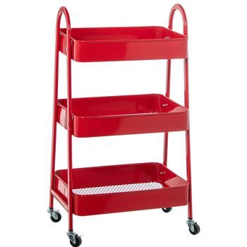 Carrito Almacenamiento Roja