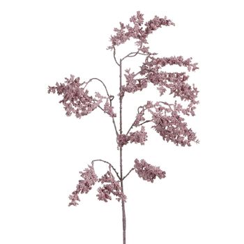 Rama de bayas artificial rosa h95