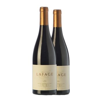 Lafage Vino Tinto Cuvée Léa Côtes Crianza 75 Cl 14.5% Vol. (pack De 2 Unidades)
