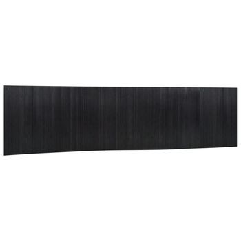 Biombo Divisor De Bambú Negro Ancho 800 Cm Alto 165 Cm Vidaxl