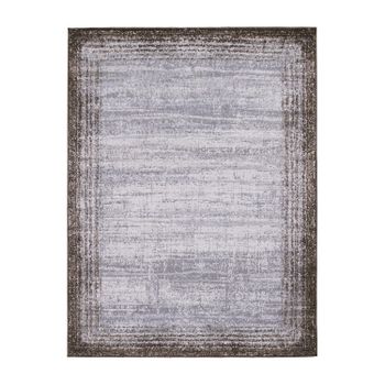 Alfombra vintage Catalina marrón 60x100 cm