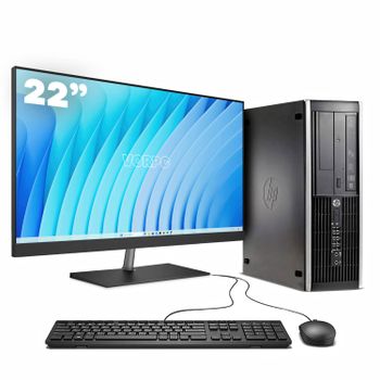 HP 8200 SFF / i5-2400 / 8GB DDR3 256GB SSD Windows 10 PACK 22 Reacondicionado