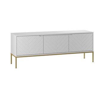 Mueble tv 3 puertas 151 cm daria blanco
