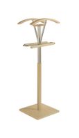 galan de noche doble de madera de haya natural 110x47x34 cm