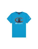 camiseta champion crewneck big logo boy blue