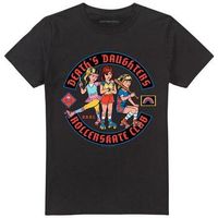 steven rhodes camiseta death daughters rollerskate club para hombre
