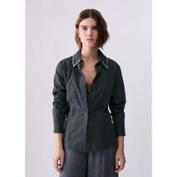 liu jo camisa camisa con bordados joya para mujer