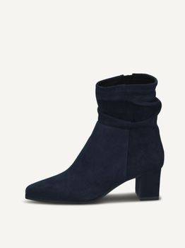 CAPRICE Bootie, blue, made of Textiles with Block heel, Size 41