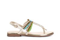 sandalias chanclas con aplicaciones de libelulas multi turquoise