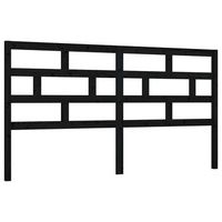cabecero accesorio para dormir mueble de dormitorio 206 x 4 x 100 cm madera de pino negro tdl0202148